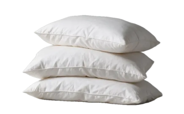 A stack of ordinary pillows