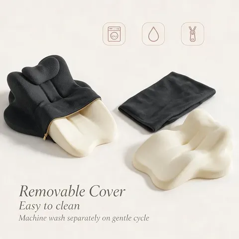 The TryDoggy Intimacy Pillow breathable outer cover, removable for washing