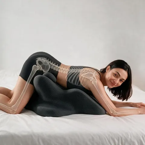 TryDoggy Intimacy Pillow providing hip and waist elevation